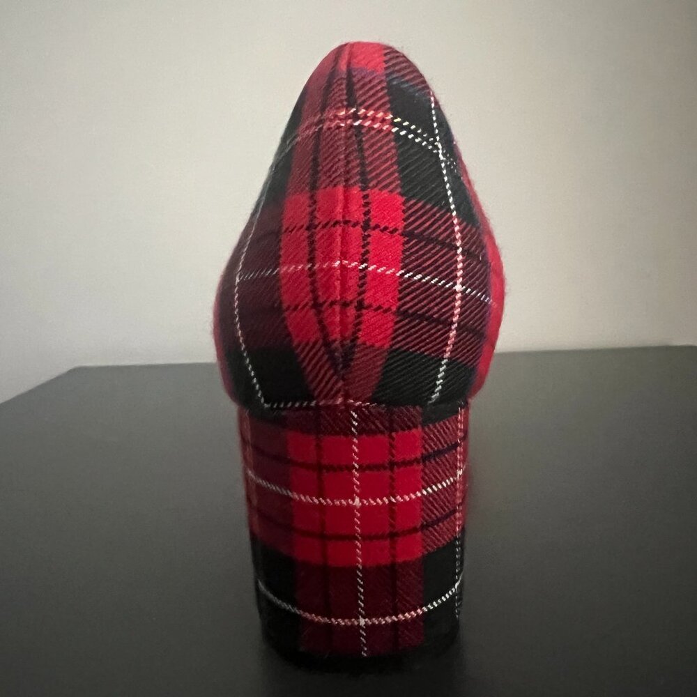 Alex + Alex Tartan Plaid Block Heels - Size 10 - Picture 2 of 5